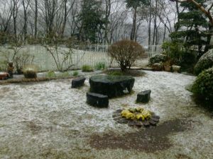 ４月後半の仙台の雪